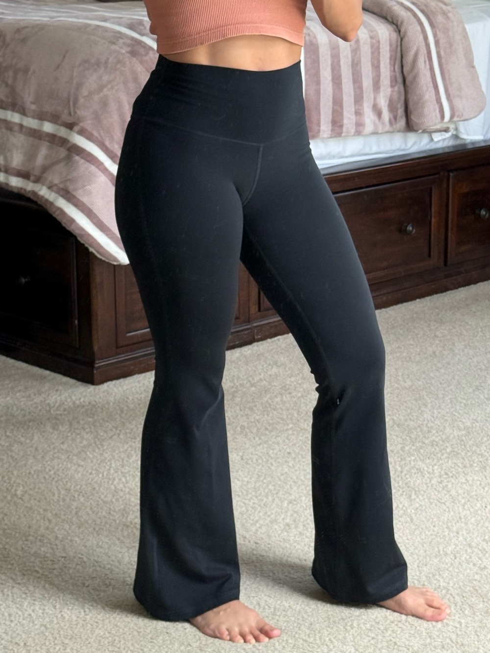 Gilly Hicks Go Recharge Flare Leggings | Black | XS | Great Condition